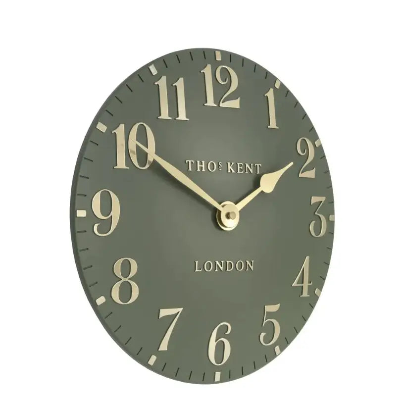 Thomas Kent 12’ Arabic Wall Clock - Various Colours