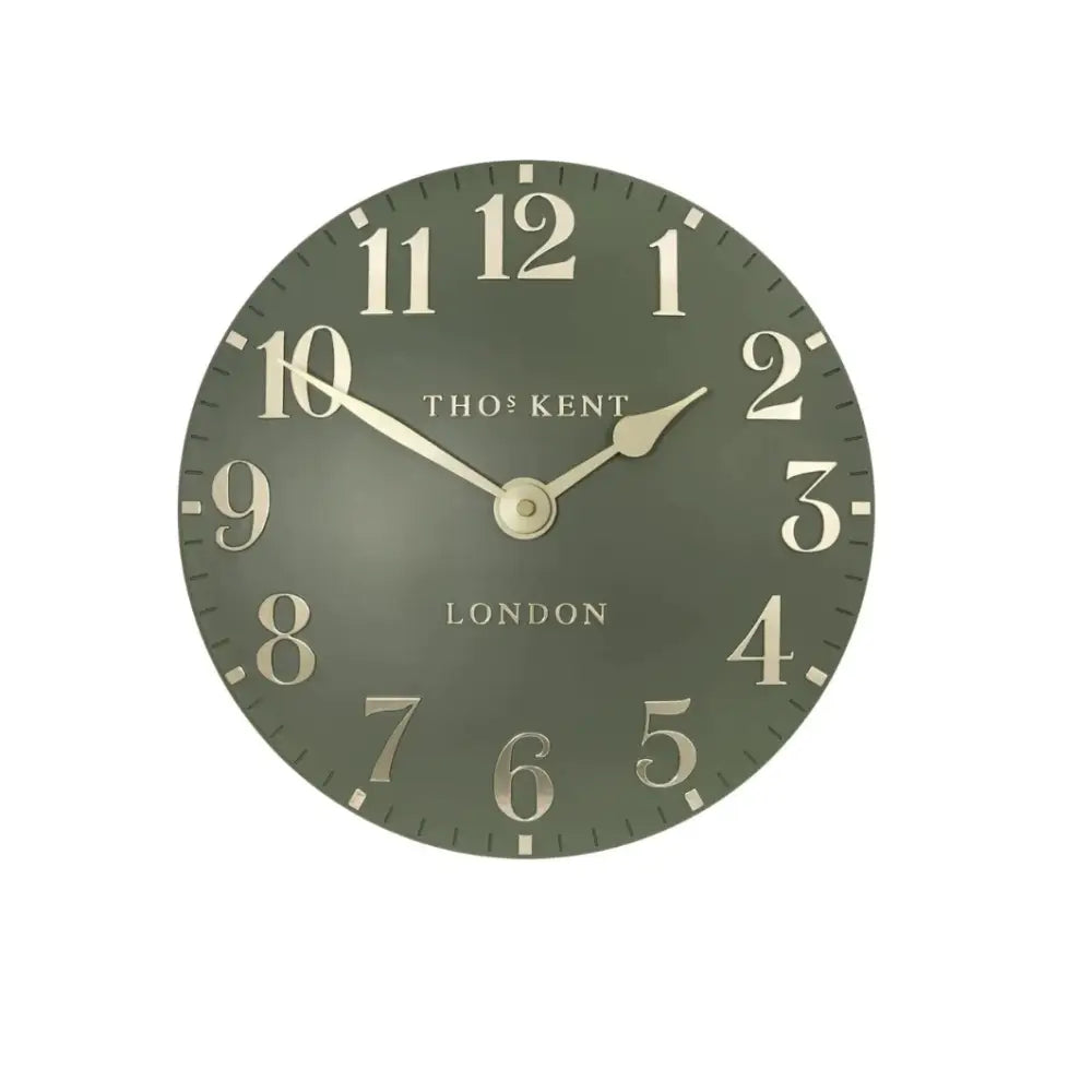 Thomas Kent 12’ Arabic Wall Clock - Various Colours