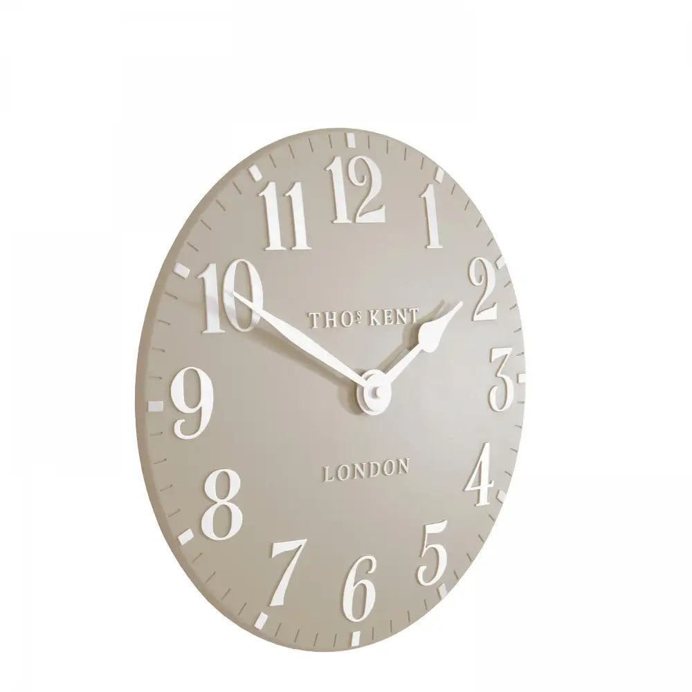 Thomas Kent 12’ Arabic Wall Clock - Various Colours