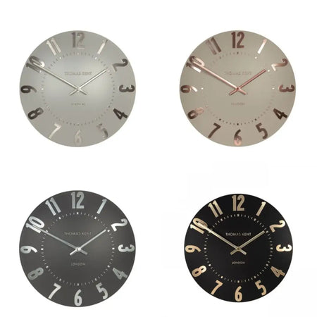 Thomas Kent 12’ Mulberry Wall Clock - Various Colours