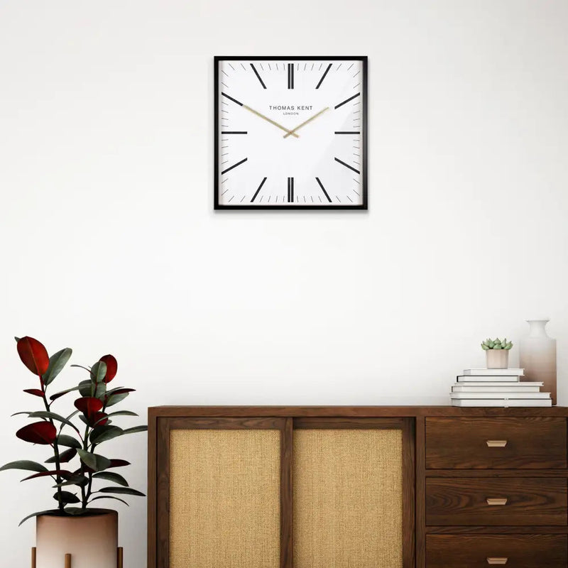 Thomas Kent 24 Garrick Wall Clock White - Homeware