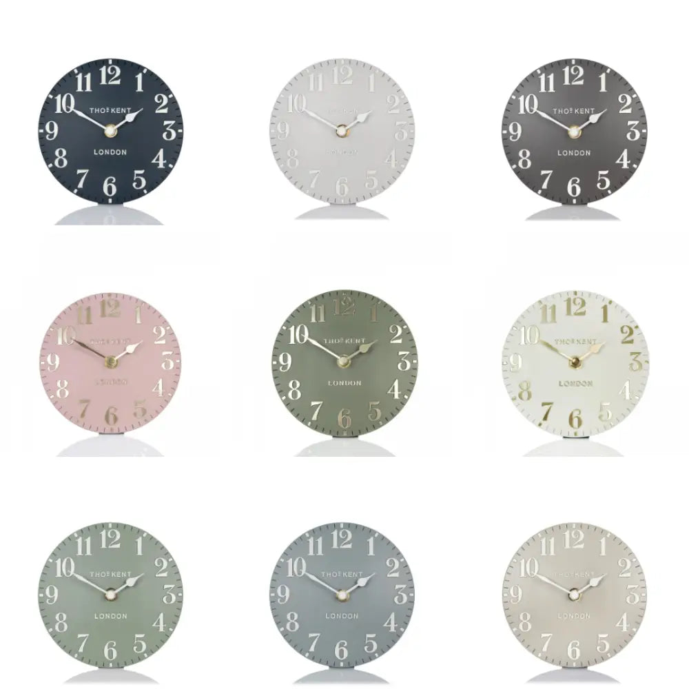 Thomas Kent 6’ Arabic Mantel Clock - Various Colours