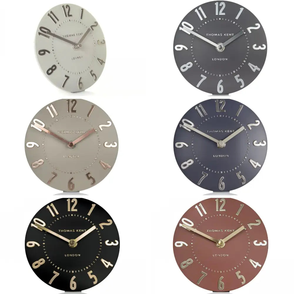 Thomas Kent 6’ Mulberry Mantel Clock - Various Colours