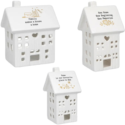 Thoughtful Words Tealight House Family - Giftware