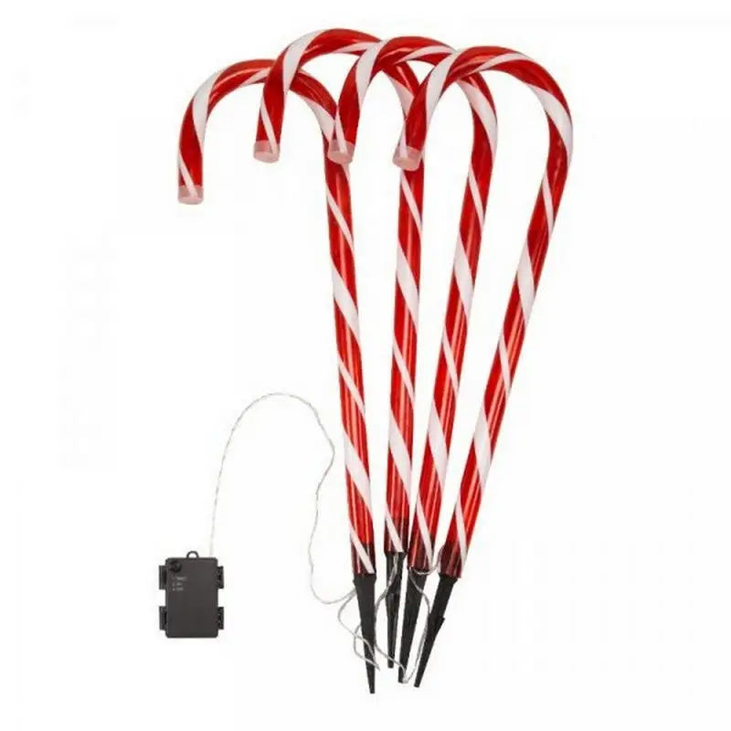 Three Kings Candycane Stakes Large Set Of 4 - Christmas
