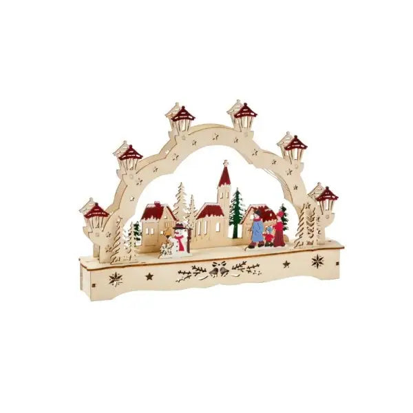Three Kings InLit Festive Village Christmas >> Decorations