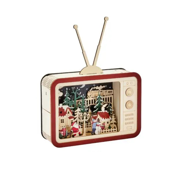 Three Kings InLit Santa’s TeleTown Christmas >> Decorations