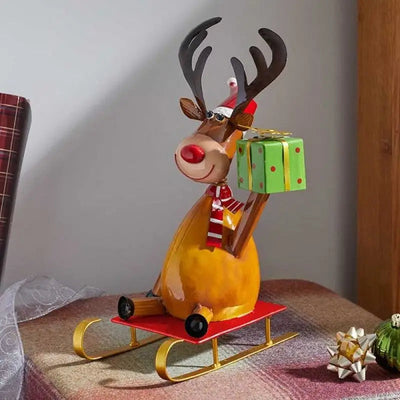 Three Kings Reindeer Sled Rudy - 36cm - Christmas