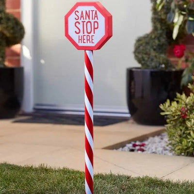Three Kings Santa Stop Here Sign - 55cm - Christmas