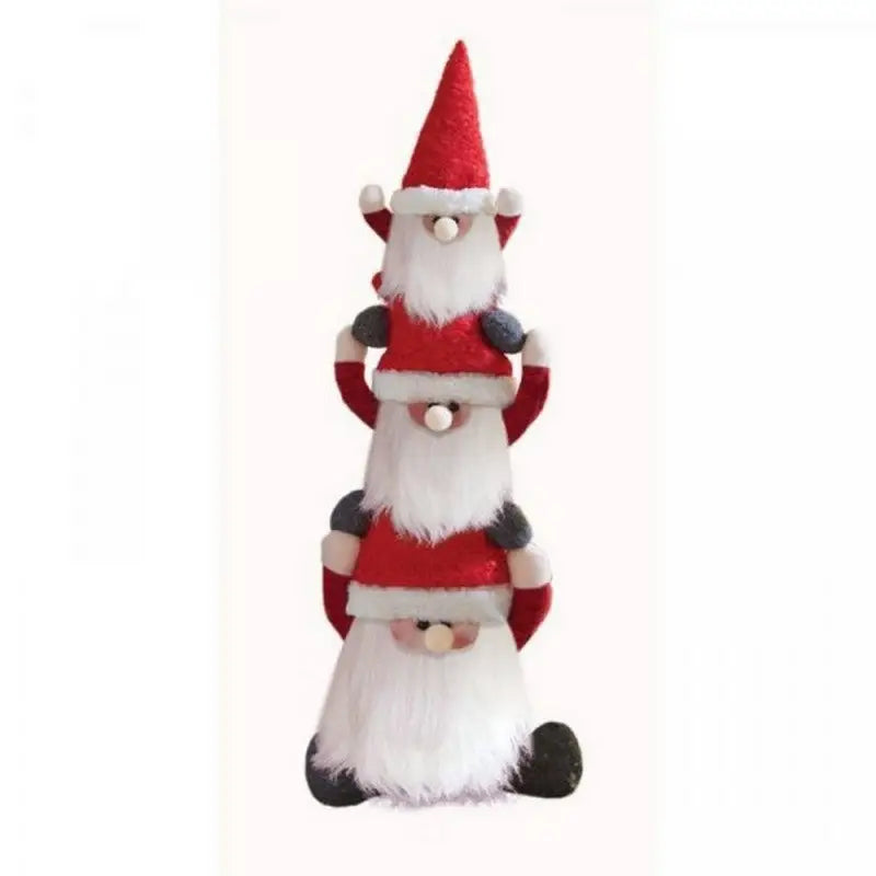 Three Kings Santa Trio Plush Stack 57cm - Christmas