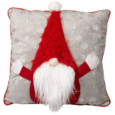 Three Kings Super Furry Gonk Cushion - Red- 45cm - Christmas
