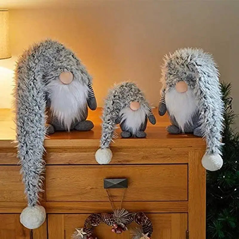 Three Kings Super Furry Winter Wilbert Grey - Christmas