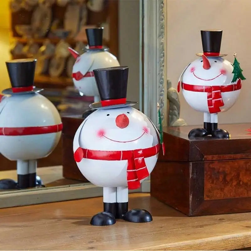 Three Kings Wobbly Snowman- Large 24cm - Christmas