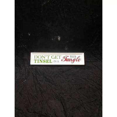 Tinsel In a Twist Glow Message Board - Christmas