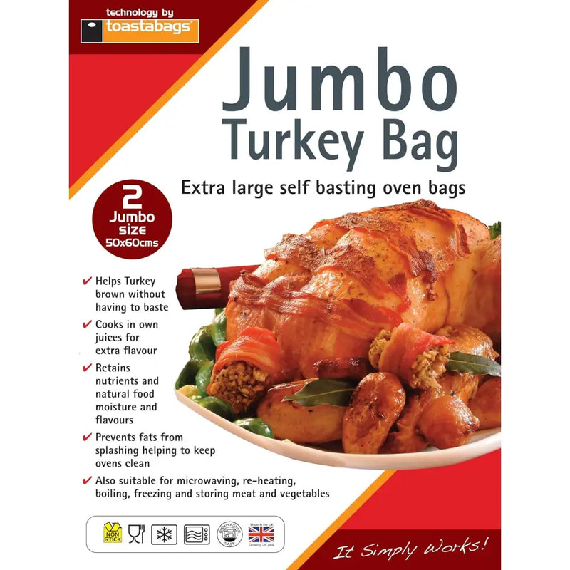 Toastabags Jumbo Roasting Bags Extra Large Self Basting