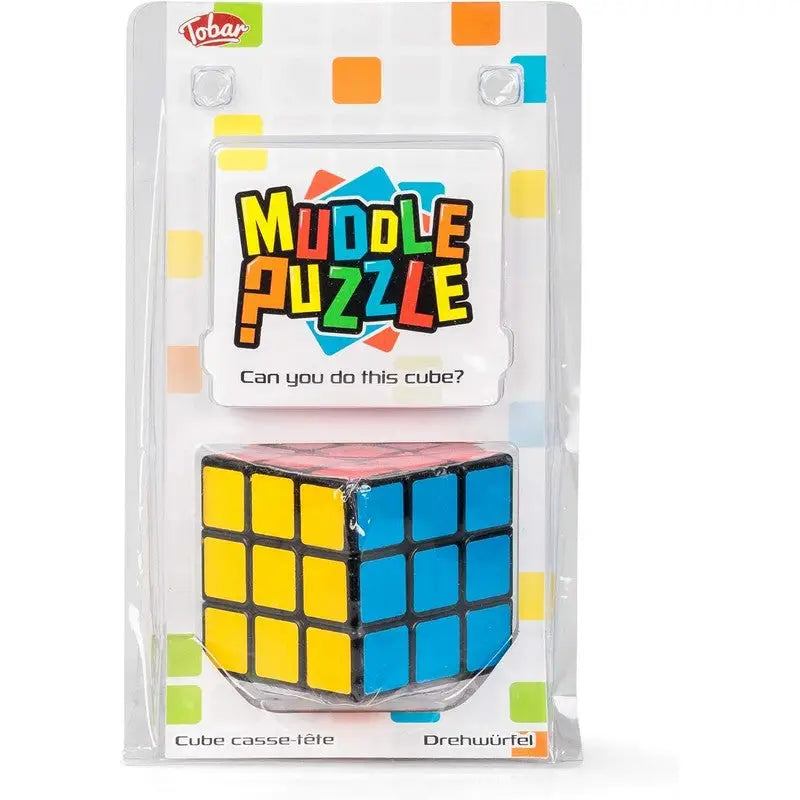 Tobar Muddle Puzzle Cube Toy With Coloured Sides - Toys