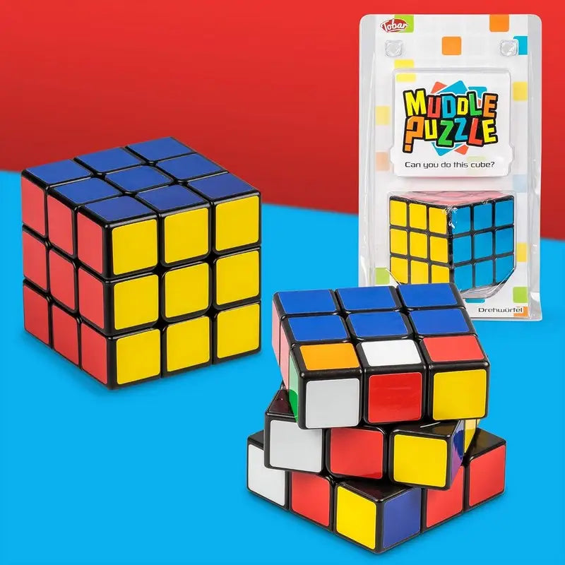 Tobar Muddle Puzzle Cube Toy With Coloured Sides - Toys