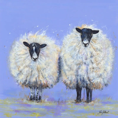 Together We Stand Picture - 80x80cm - Sheep Canvas -