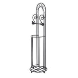 Toilet Roll Holder With Storage 22 x 20 x 74cm - Various