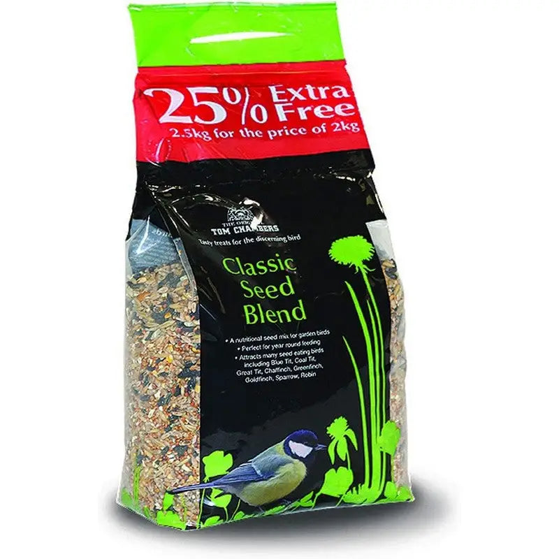 Tom Chambers classic Seed Blend 2.5Kg (25% Extra Free)