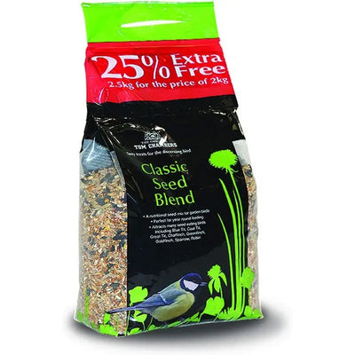 Tom Chambers Classic Seed Blend Bird Food 2.5kg - (2kg +