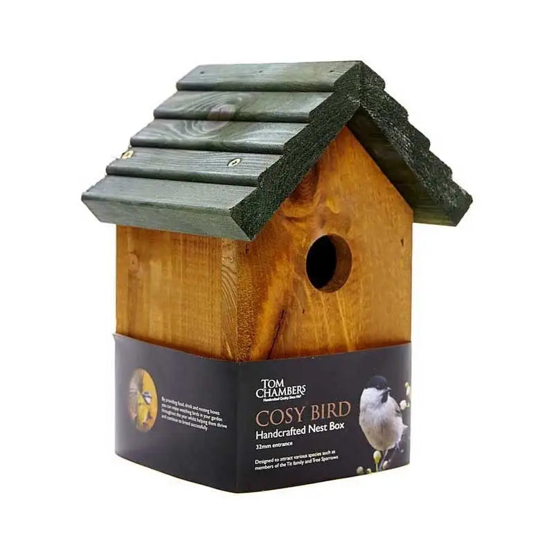 Tom Chambers Cosy Bird Nest Box 32mm - Bird Care