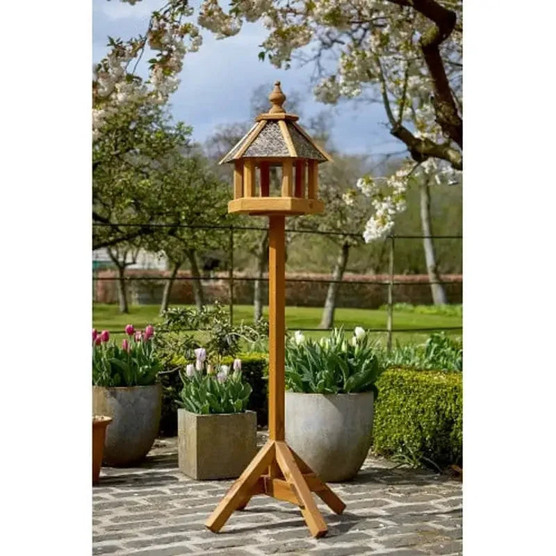 Tom Chambers Handcrafted Wooden Garden Bird Tables - Range