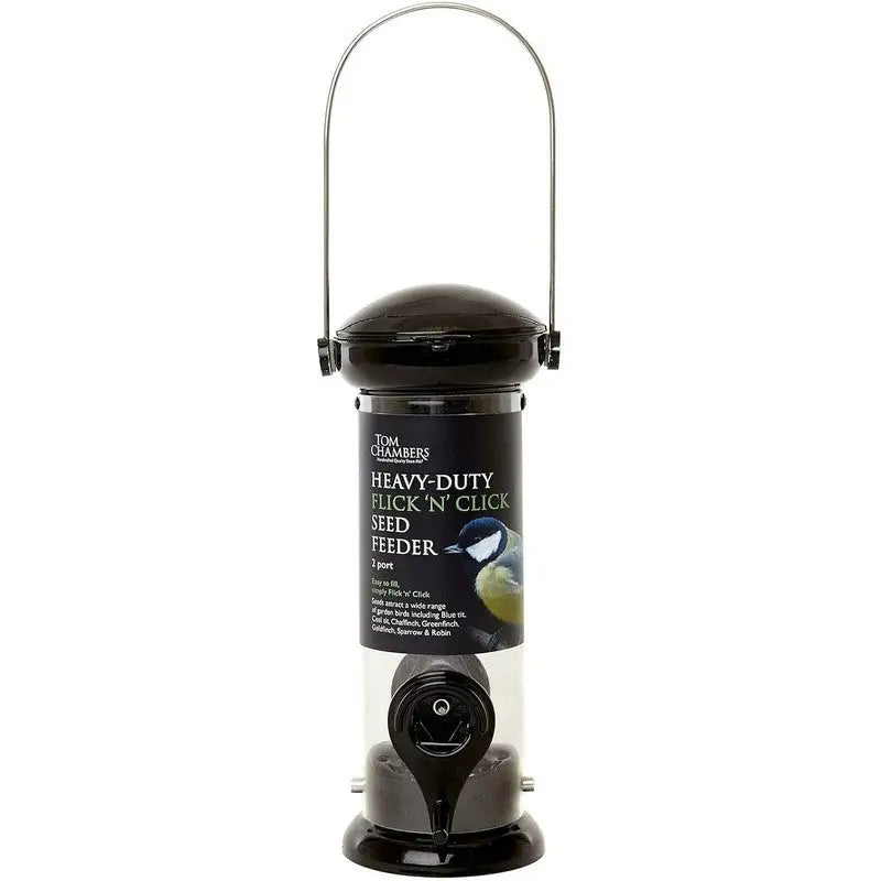 Tom Chambers Heavy Duty Flick N Click Seed Feeders Range