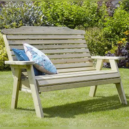 Tom Chambers Masham Wooden Garden Bench - Large 5ft Bench -