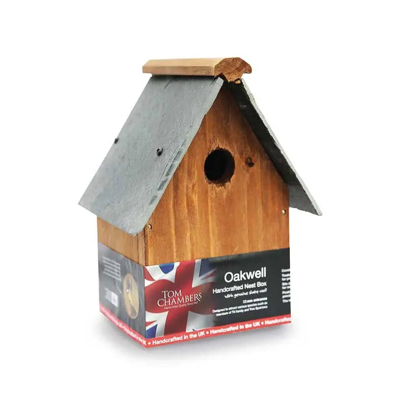 Tom Chambers Oakwell Nest Box 32mm Entrance - Bird Care