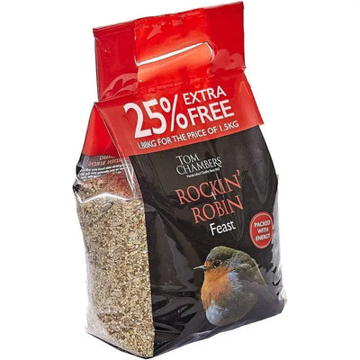 Tom Chambers Rockin Robin Feast - 1.5kg + 25% - Bird Care