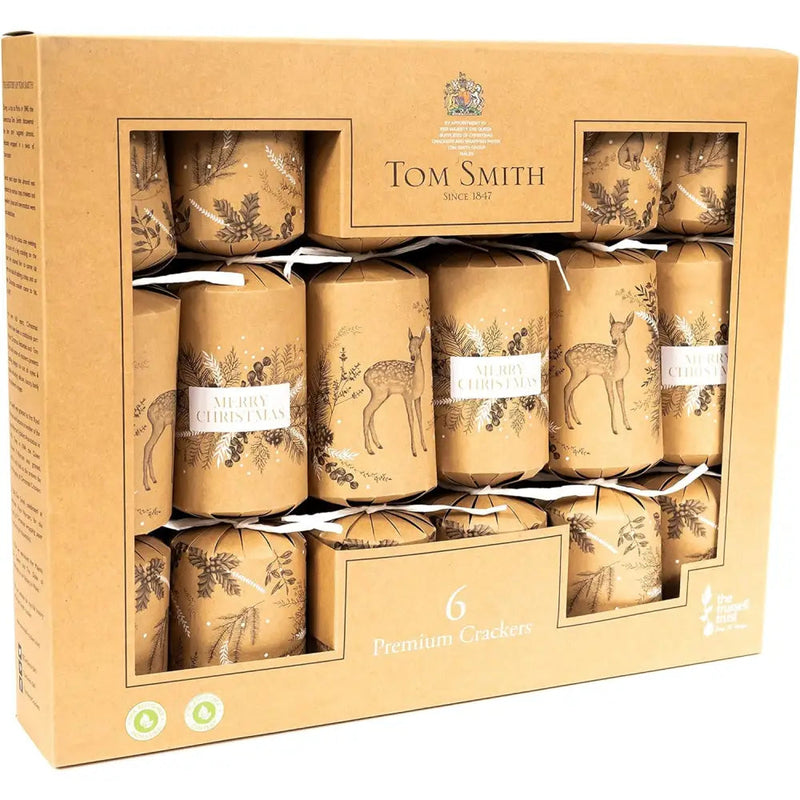 Tom Smith Nature at Christmas Premium Crackers 6 Pack -