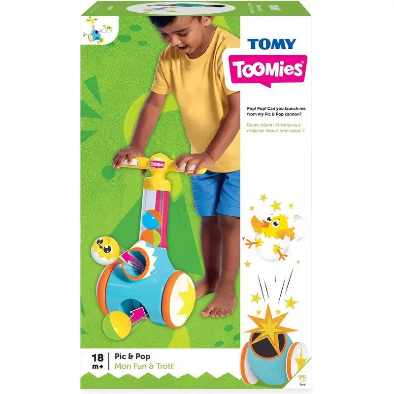 Tomy Pic N Pop Walker Age 18 + Months - Toys >> Toys