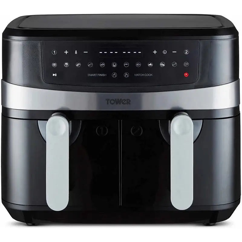 Tower Vortx Dual Basket Air Fryer 9 Litre - 1800W