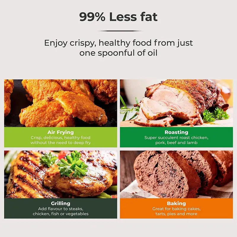 Tower Vortx Dual Basket Air Fryer 9 Litre - 1800W