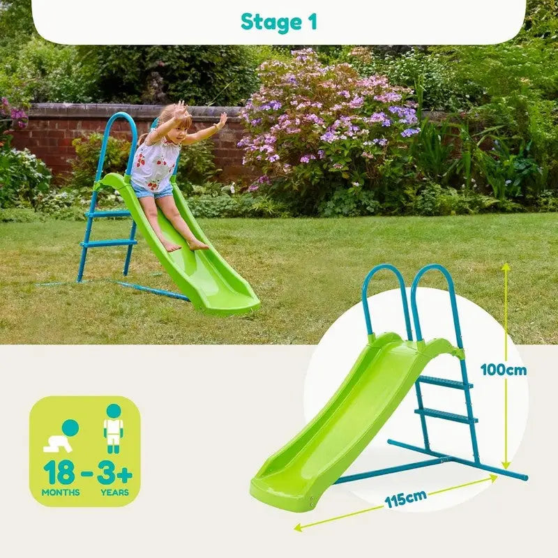 TP Growable Small To Tall Garden Slide (1.2m- 1.8m) - Toys
