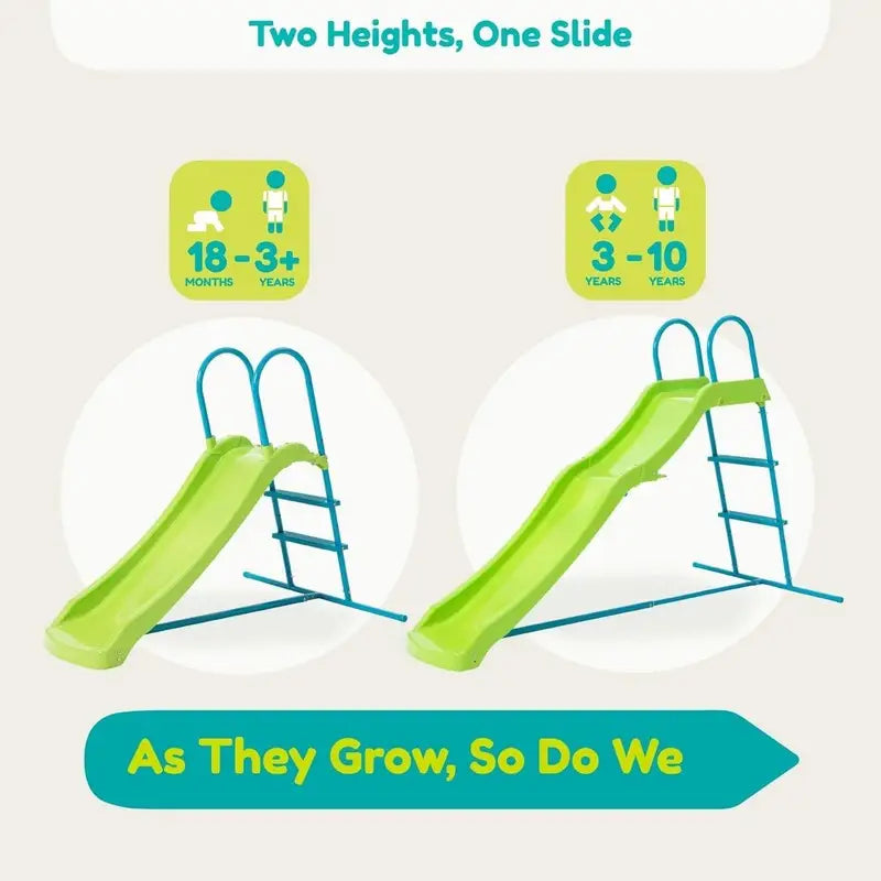TP Growable Small To Tall Garden Slide (1.2m- 1.8m) - Toys