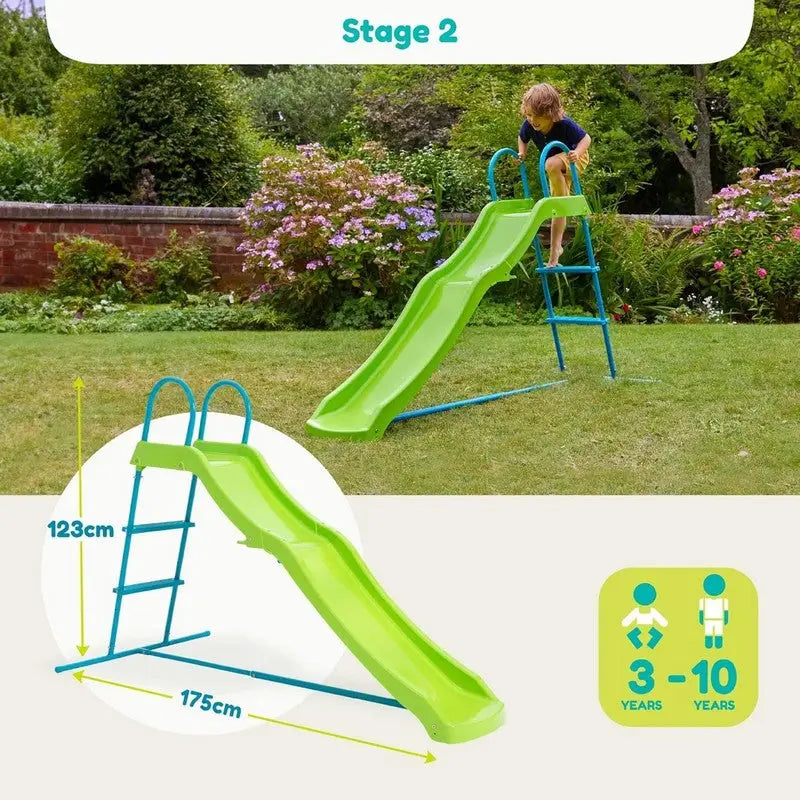 TP Growable Small To Tall Garden Slide (1.2m- 1.8m) - Toys
