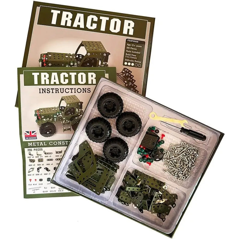 Tractor Metal Construction Set (253 pieces) - Toys and Games