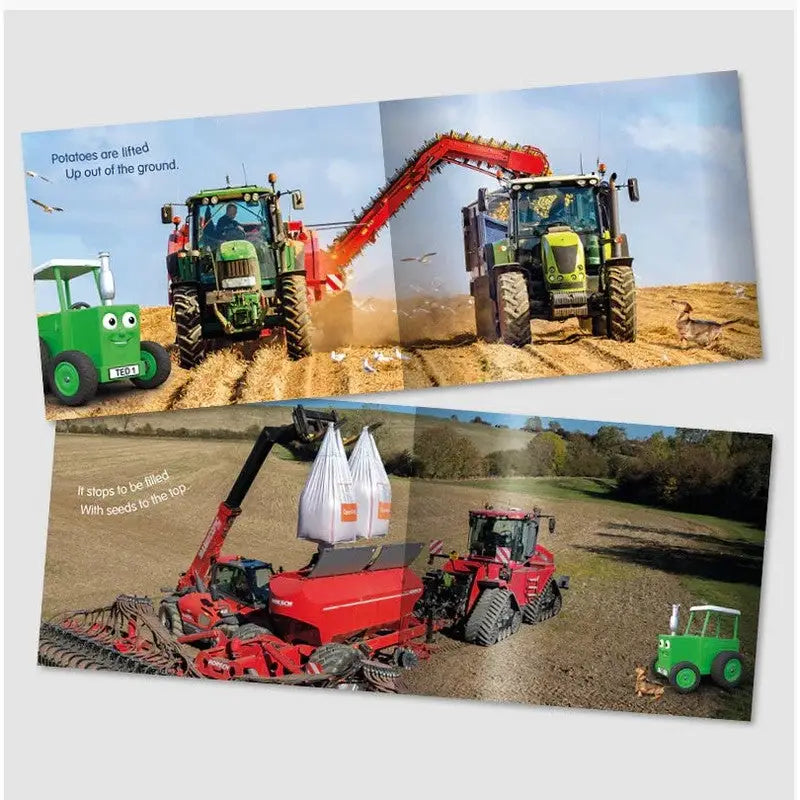 Tractor Ted An Autumn Day Reading Story Book - Toys & Games