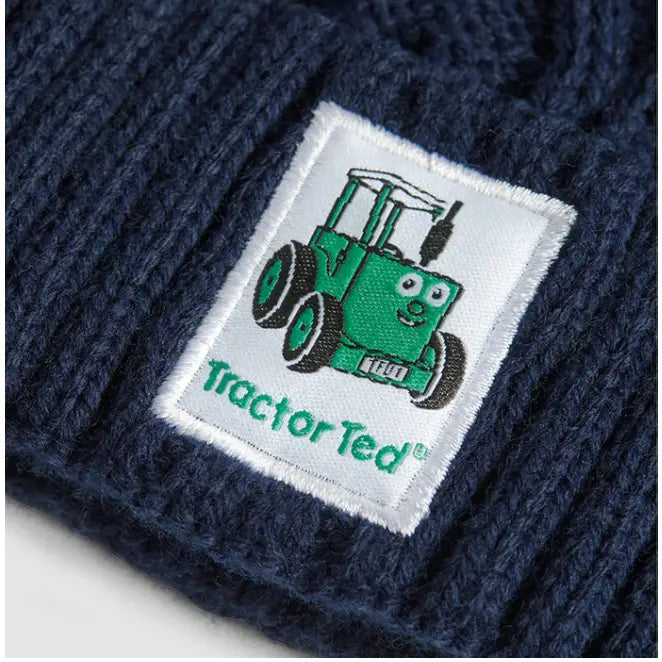 Tractor Ted Children’s Navy Wolly Bobble Hat - Hat