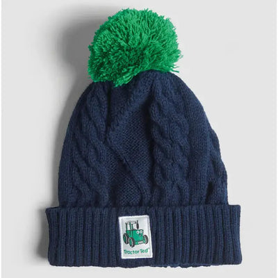 Tractor Ted Children’s Navy Wolly Bobble Hat - Hat