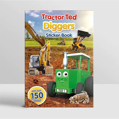 Tractor Ted Diggers Children’s Sticker Book - Books