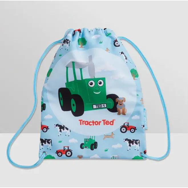 Tractor Ted Drawstring Activity Bag - Drawstring Bag