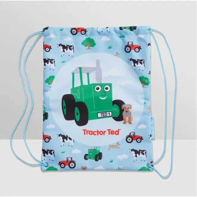 Tractor Ted Drawstring Activity Bag - Drawstring Bag
