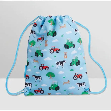 Tractor Ted Drawstring Activity Bag - Drawstring Bag