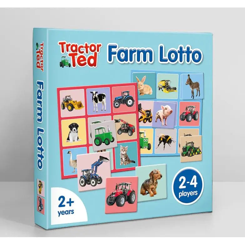 Tractor Ted Farm Lotto Travel Board Game - Toys