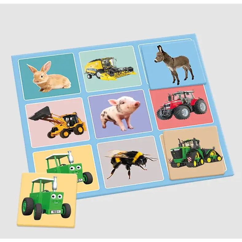 Tractor Ted Farm Lotto Travel Board Game - Toys