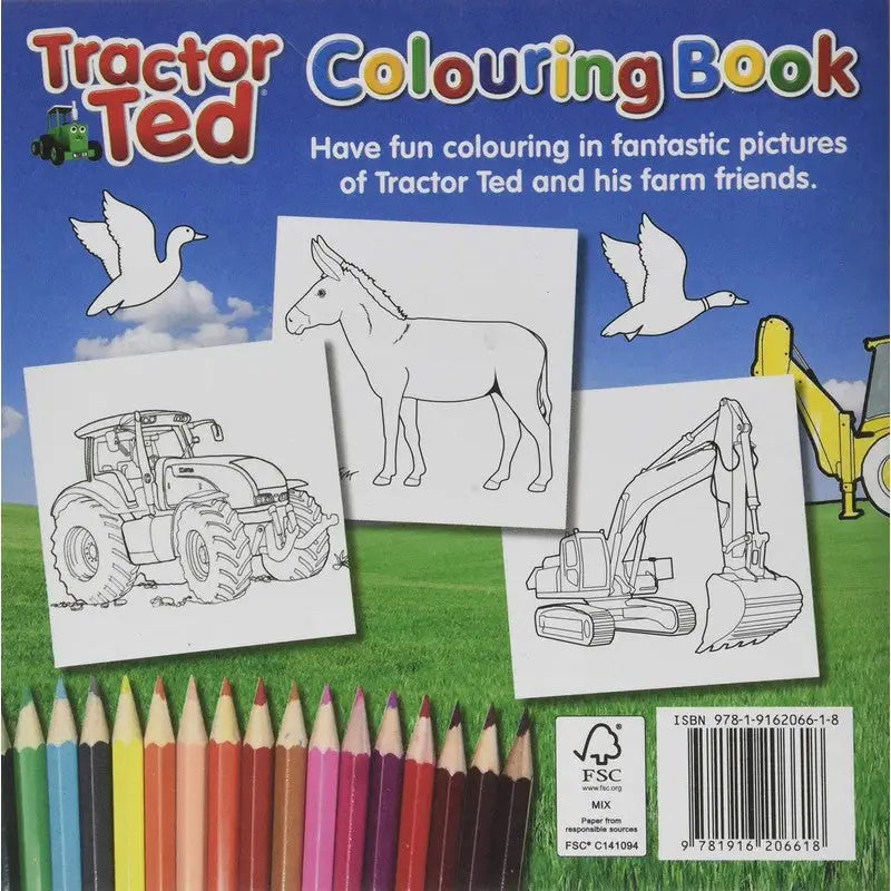 Tractor Ted & Friends Colouring Book - Toys