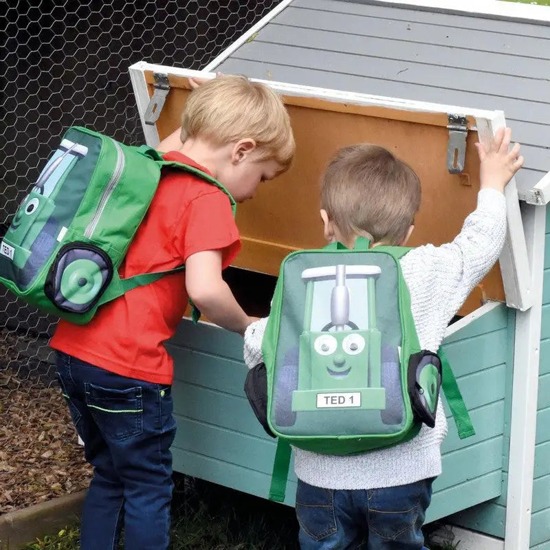 Tractor Ted Green School Bag Backpack - Toys
